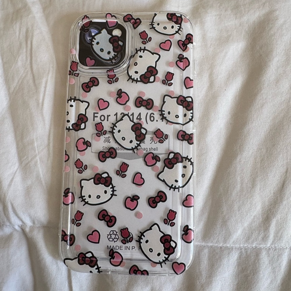Hello Kitty Pink Heart Phone Case